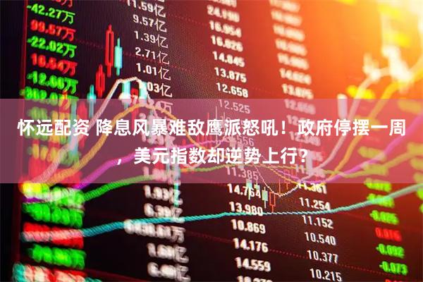 怀远配资 降息风暴难敌鹰派怒吼！政府停摆一周，美元指数却逆势上行？