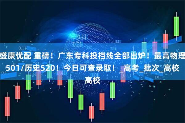 盛康优配 重磅！广东专科投档线全部出炉！最高物理501/历史520！今日可查录取！_高考_批次_高校